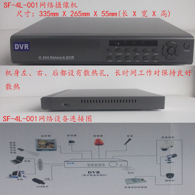 【4路监控套装 整套监控设备 店铺监控器材 四路监控系统 2T】价格,厂家,图片,集成监控系统,深圳市晟峰商贸-